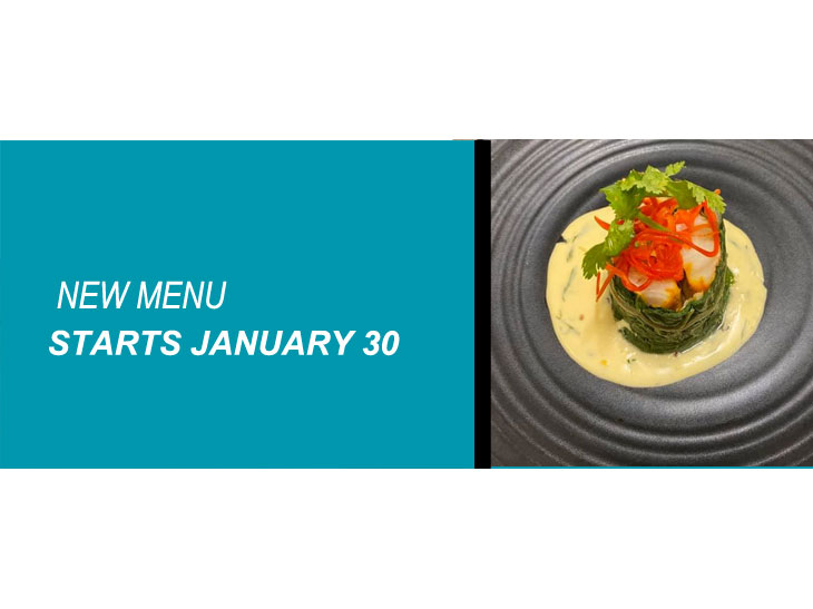 Exciting New Menu Launches Jan 30